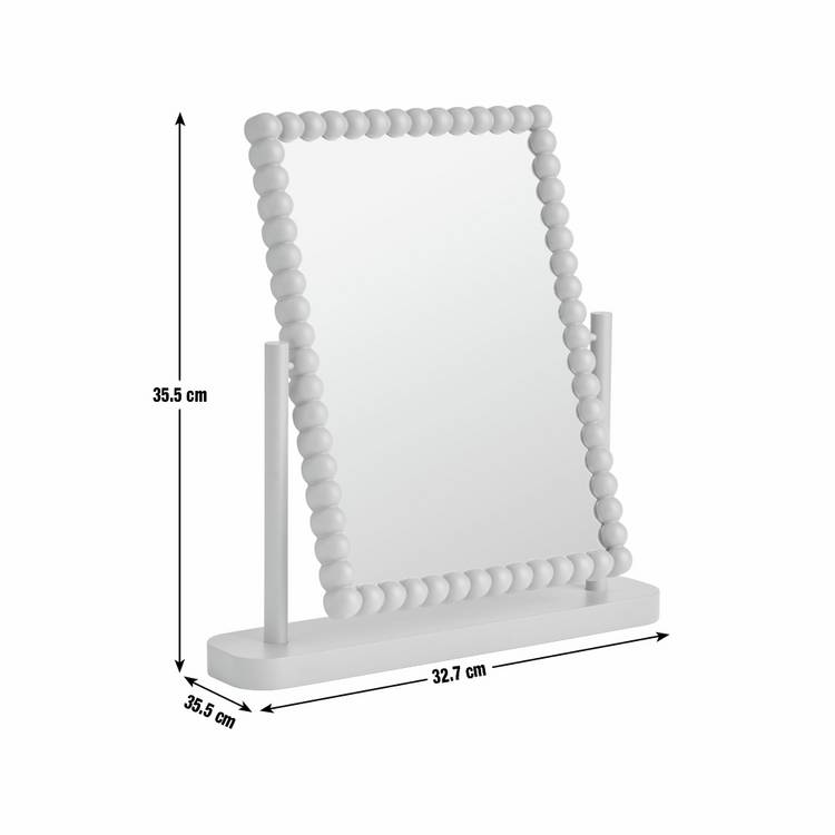Habitat Blue Bobbin mirror 35x33cm - British product