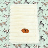 Banbury & Co dog blanket almond plush cord medium - British product