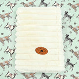 Argos Banbury & Co Almond Plush Cord Dog Blanket - Medium- Buy online at McGrocer