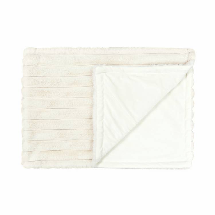 Banbury & Co dog blanket almond plush cord medium - British product