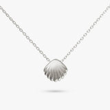 Revere sterling silver scallop shell pendant necklace 46cm - British product