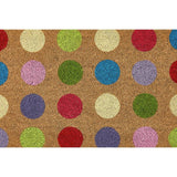 My Mat printed coir spots doormat 45x75cm - British product