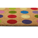 My Mat printed coir spots doormat 45x75cm - British product
