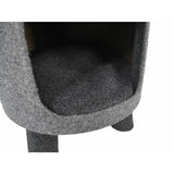 Rosewood charcoal felt cat stool H38cm (British brand)