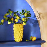 Argos Home ceramic yellow lemon vase 15cm (British brand)