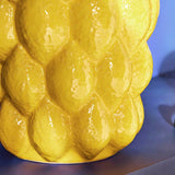 Argos Home ceramic yellow lemon vase 15cm (British brand)