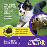Zeus NITRO weighted dog ball large 7.6cm - British product