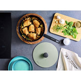 Morphy Richards forged aluminium saute pan 28cm green, UK version