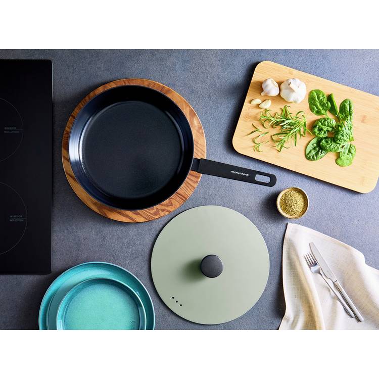 Morphy Richards forged aluminium saute pan 28cm green, UK version