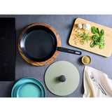 Morphy Richards forged aluminium saute pan 28cm green, UK version