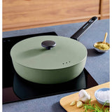 Argos Morphy Richards 28cm Forged Aluminium Saute Pan - Green- Buy online at McGrocer