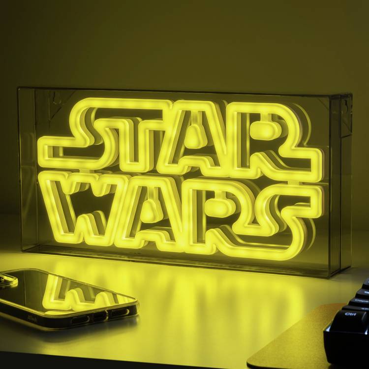 Star Wars LED Neon Light Yellow 30cm, UK version