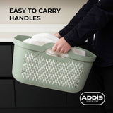Addis laundry basket sage green 45L (British brand)