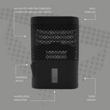 AirOne Classic Dehumidifier in black with 1 litre tank (British brand)