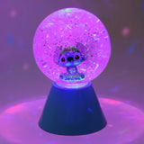 Disney Lilo and Stitch glitter ball LED light 17cm, imported from the UK