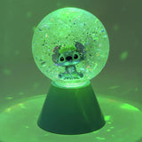 Disney Lilo and Stitch glitter ball LED light 17cm, imported from the UK