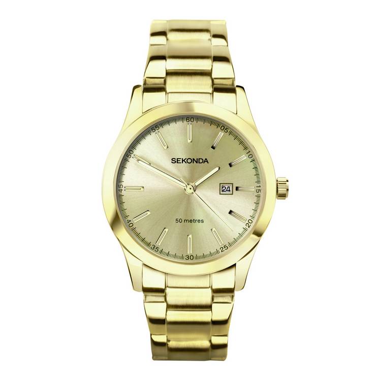 Sekonda Taylor champagne dial watch 34mm, imported from the UK