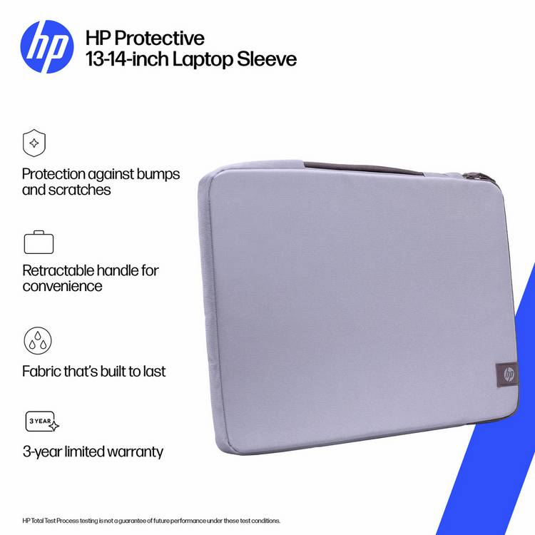 HP laptop sleeve 13-14 inch Galactic Lilac (British brand)