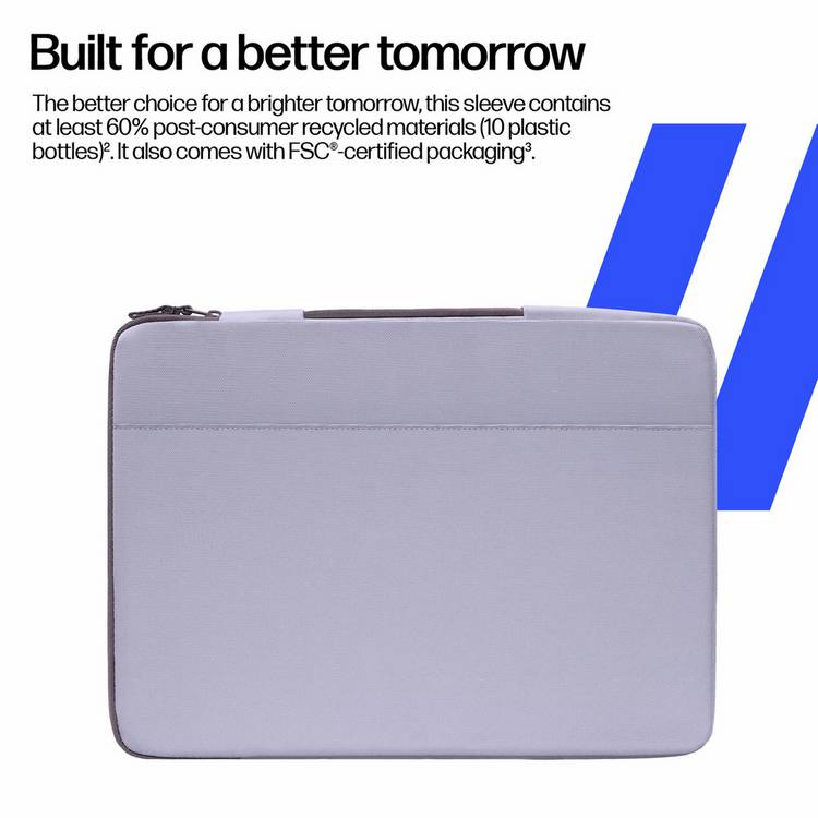 HP laptop sleeve 13-14 inch Galactic Lilac (British brand)