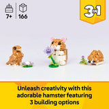 LEGO 3in1 hamster building set 166 pieces - British product