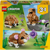 LEGO 3in1 hamster building set 166 pieces - British product