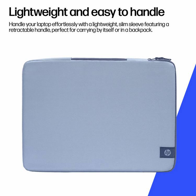 HP laptop sleeve Ice Blue 14-inch - British product