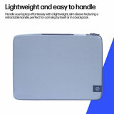 HP laptop sleeve Ice Blue 14-inch - British product