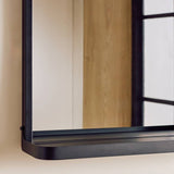 Argos Home industrial bathroom mirror with shelf 64x49cm (British brand)
