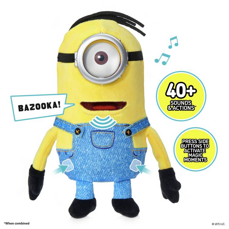 Minions Dick palm puppetronic interactive toy, imported from the UK