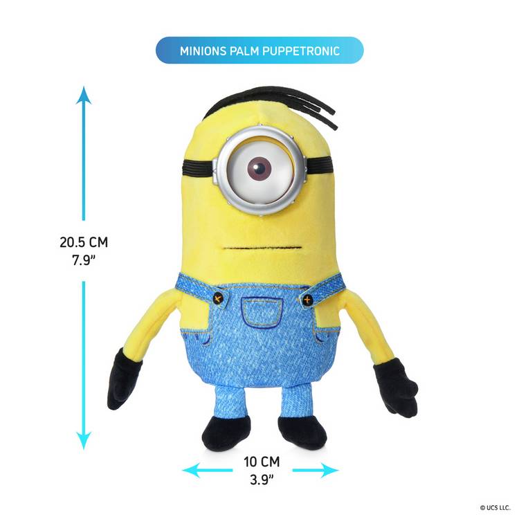 Minions Dick palm puppetronic interactive toy, imported from the UK