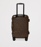 Sprayground cabin suitcase embossed check 50cm, imported from the UK