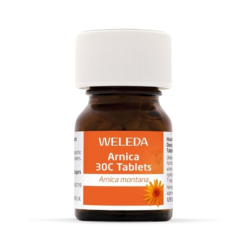Weleda Arnica 30c homeopathic relief tablets 125 (British brand)