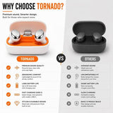 Krane & Bauer Tornado wireless earphones white, UK version