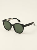 Gucci round sunglasses Black/Green, imported from the UK