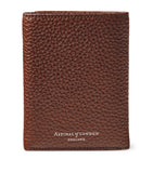 Aspinal of London grained leather trifold wallet (British brand)