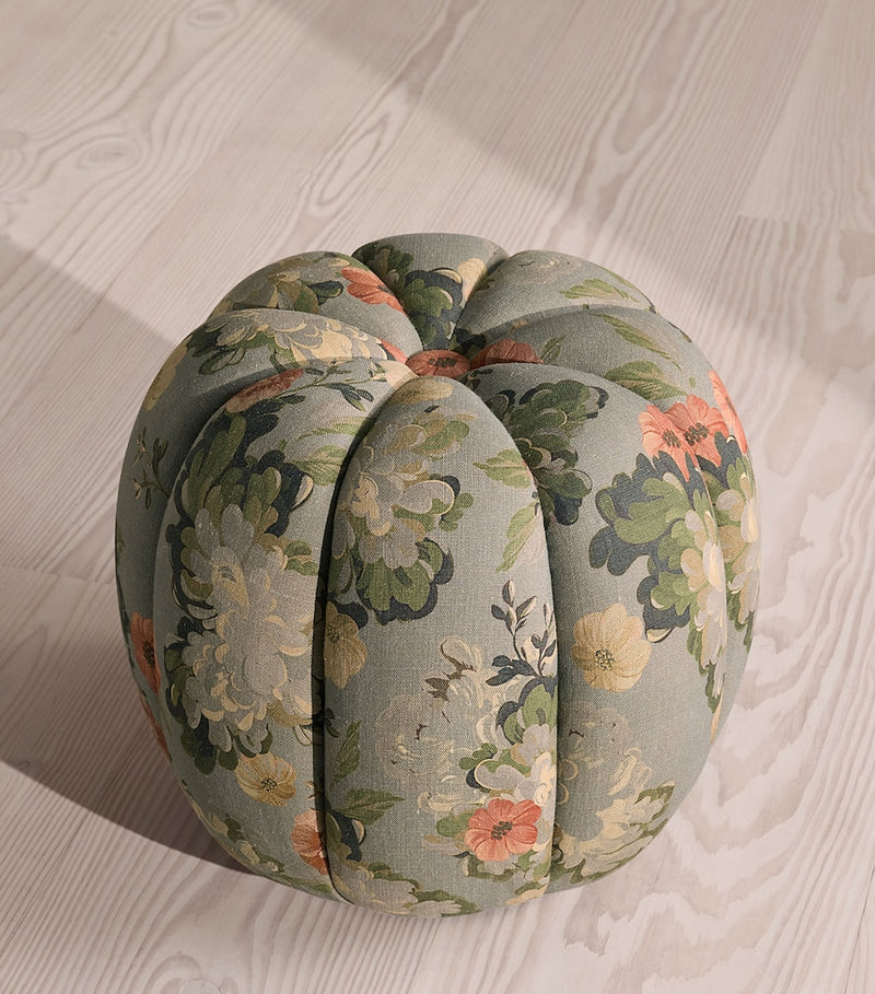 Tabouret de pied Sofia en lin Soho Home - Produit britannique