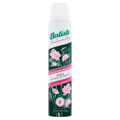 Superdrug Batiste Naturally Bamboo Fibre Gardenia Dry Shampoo 200ml - Kjøp online hos McGrocer