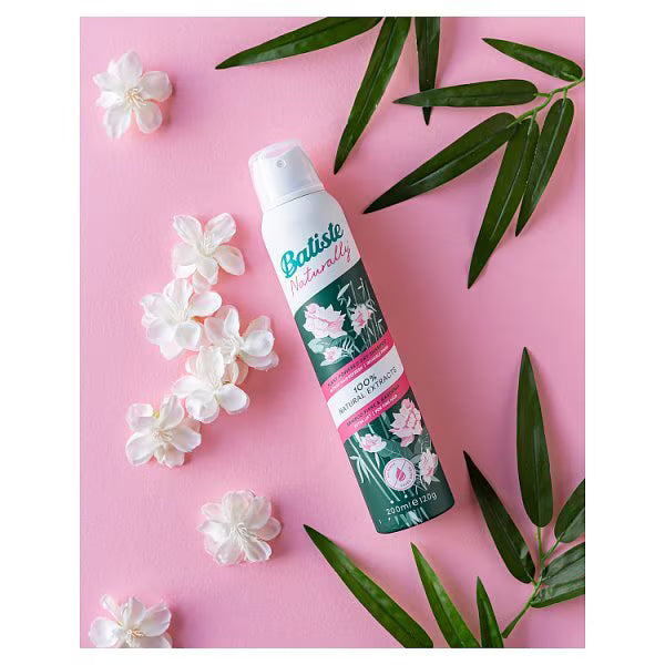 Batiste Naturally Bamboo Fibre Gardenia Dry Shampoo 200ml - British product