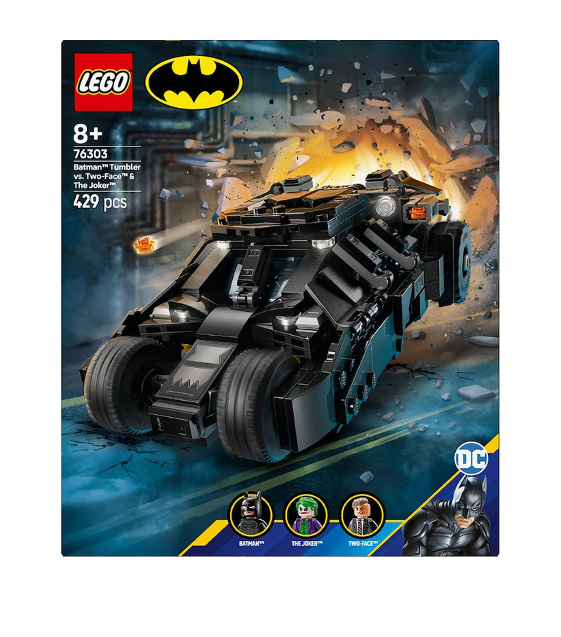 Lego DC Batman Tumbler vs Two-Face and The Joker building set, UK version