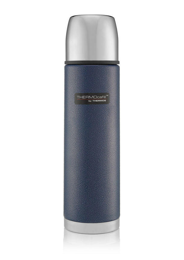 Thermos Thermocafé Stainless Steel Hammertone Flask General Household ASDA