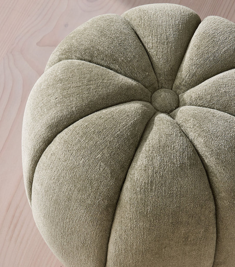 Repose-pieds Sofia en chenille de lin Soho Home - Produit britannique