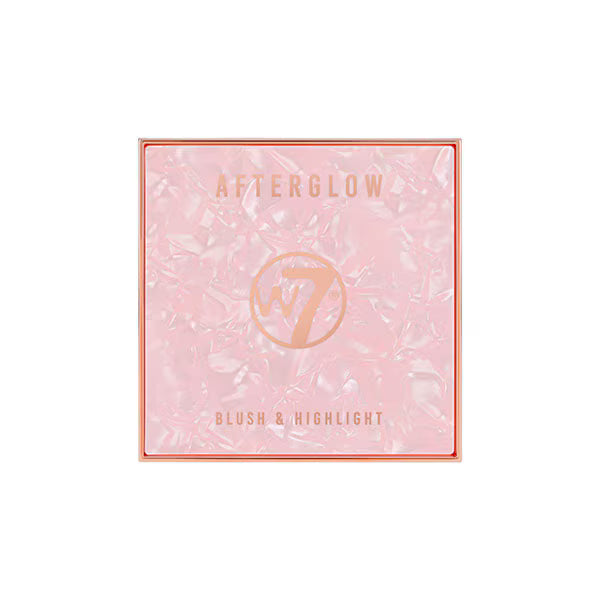 W7 Afterglow Blush and Highlight compact 5g (British brand)