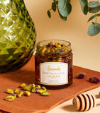 Harrods Middle Eastern-inspired honey with rose petals, pistachios and cardamom 250g, UK version