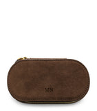 Monica Vinader mini suede oval jewellery case (British brand)