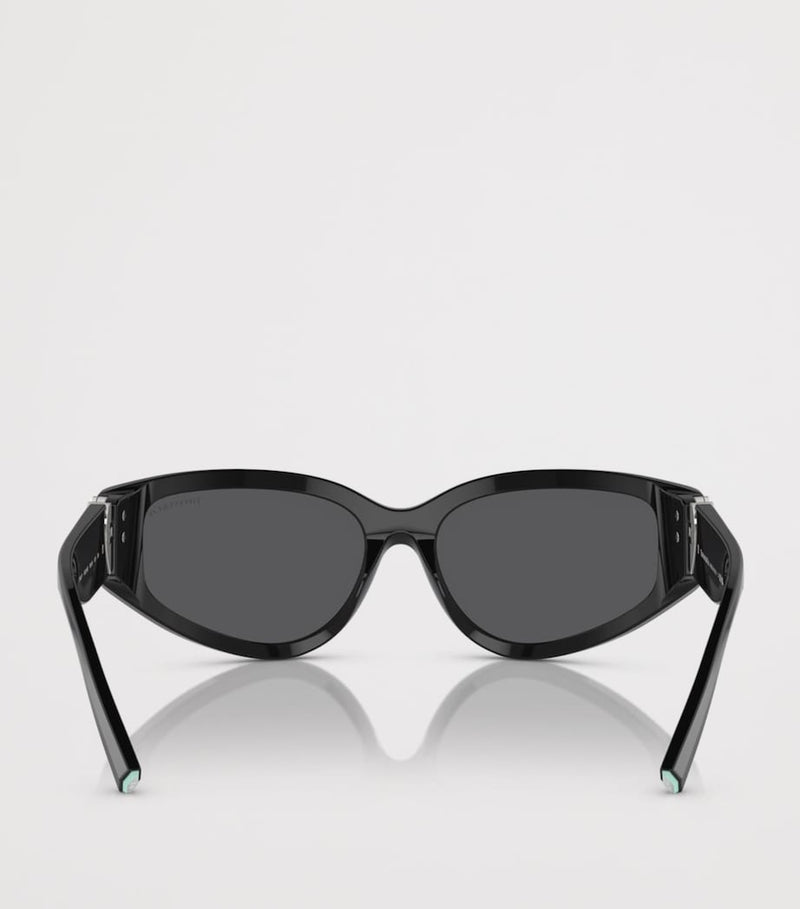 Tiffany & Co irregular acetate sunglasses, UK version