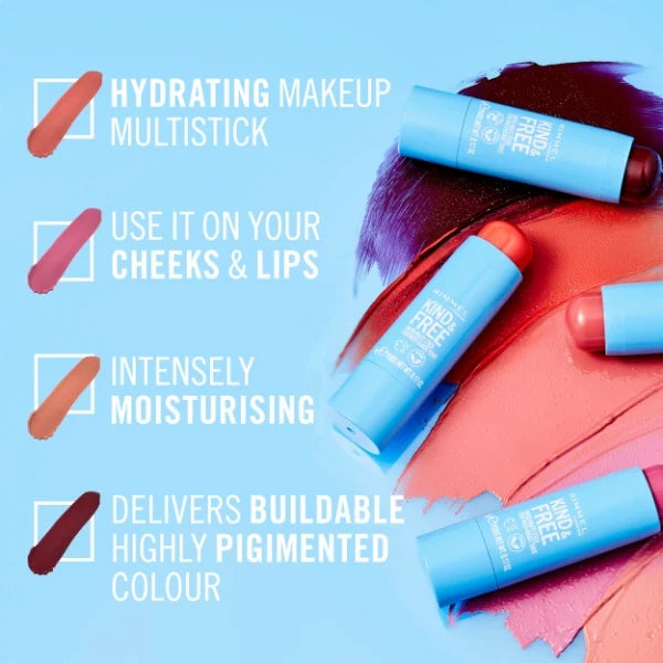 Rimmel London Kind Free Multi-Stick Berry Sweet, imported from the UK