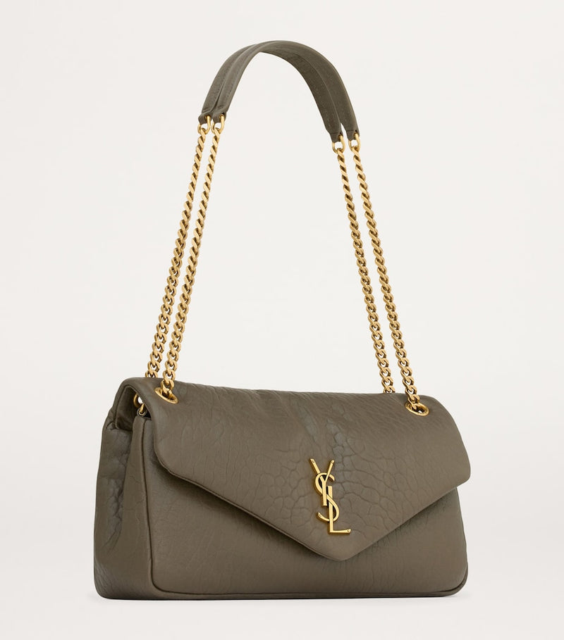 Saint Laurent medium Calypso shoulder bag, imported from the UK
