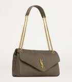 Saint Laurent medium Calypso shoulder bag, imported from the UK