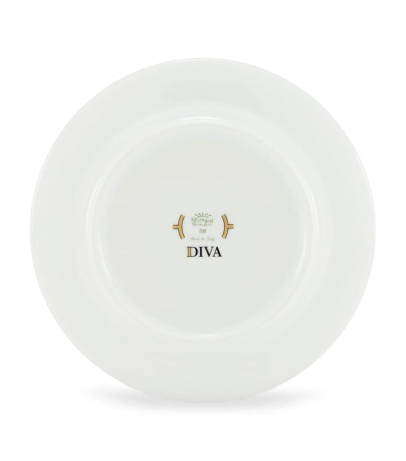 GINORI 1735 Porcelain Teacup and Saucer Set of 2, UK version