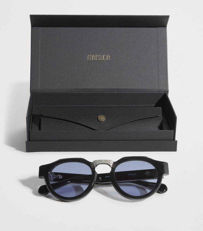 Matsuda round sunglasses M1037, imported from the UK